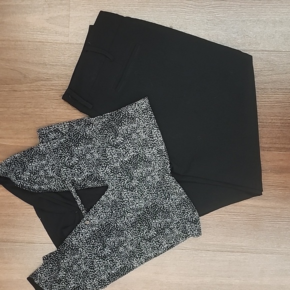 🌼BCX Womens Size 7 Career Cropped Capri Pants Black EUC - Picture 4 of 9